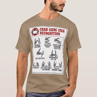 Crab Gang Signs Grafiek C T-shirt