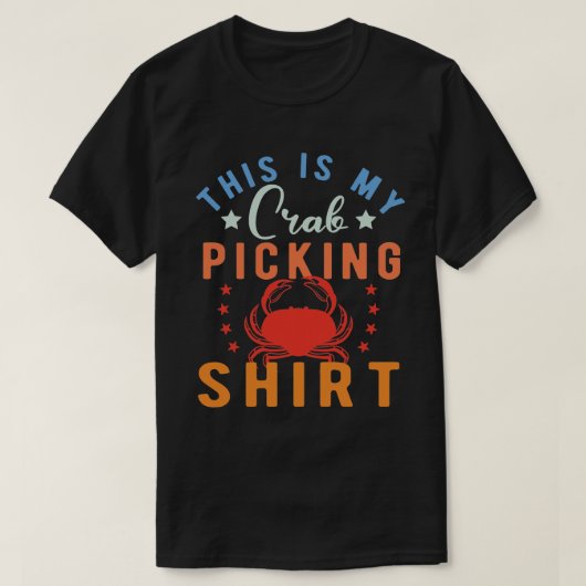  Crab Gift - Dit is mijn Grab Picking T-shirt (Design voorkant)
