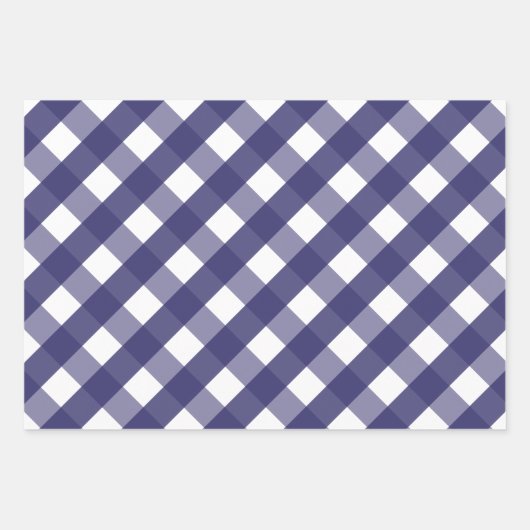 Crab Gingham Stippen Gift Wrap Sheets Inpakpapier Vel (Voorkant 3)