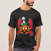 Crab Halloween pompoen T-shirt (Voorkant)