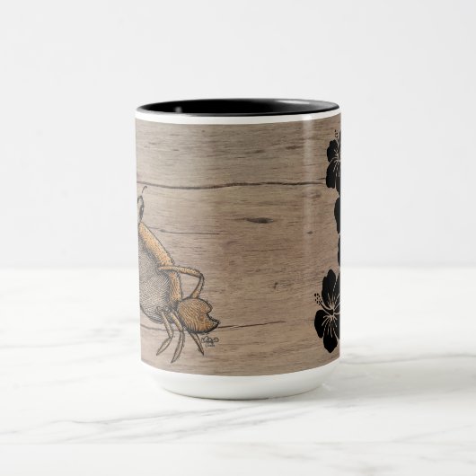 Crab & Hibiscus Mok 15oz (Midden)