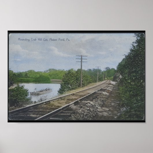 Crab Hill Cut Parker Ford PA Schuylkill Poster (Voorkant)