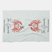 Crab housewarming cadeau theedoek (Horizontaal)