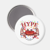 Crab Hype, MeWarriorWoman op Twitch Magneet (Voorkant / Achterkant)