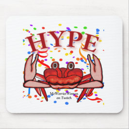 Crab Hype, MeWarriorWoman op Twitch Muismat