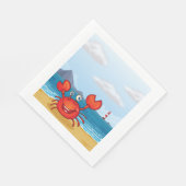 Crab in de Seashore Servet (Hoek)