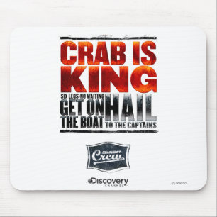 Crab is King Mousepad Muismat