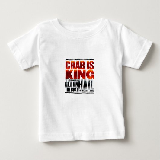 Crab is King T-Shirt (Voorkant)
