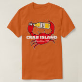 Crab Island Destin FL Party Sandbar Souvenir T-shirt (Design voorkant)