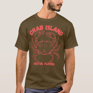 Crab Island - ontwerp voor Destin Florida T-shirt