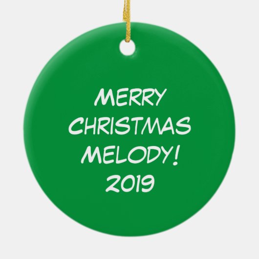 Crab Kersttropical Funny Keramisch Ornament (Achterkant)