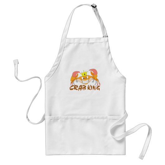 Crab King Apron Standaard Schort (Voorkant)