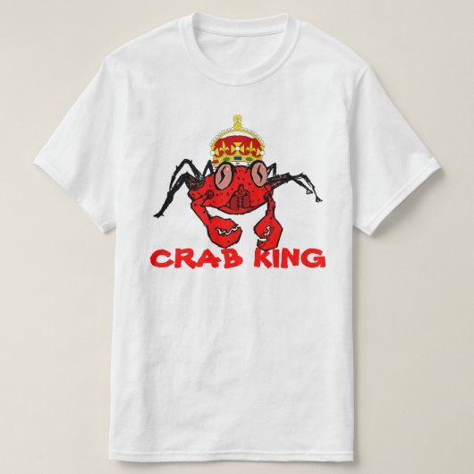 Crab King T-shirt (Design voorkant)