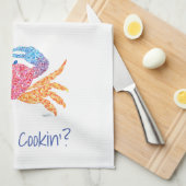 Crab Kitchen Towel Theedoek (Quarter Fold)