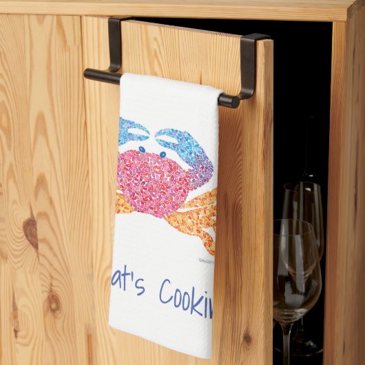Crab Kitchen Towel Theedoek (Derde Gevouwen)