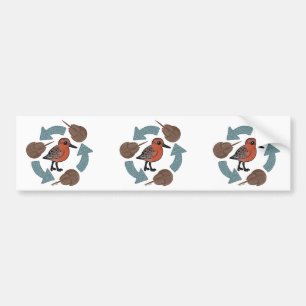 Crab-Knot Cycle Bumpersticker