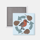 Crab-Knot Cycle Magneet (Voorkant / Achterkant)