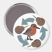 Crab-Knot Cycle Magneet (Voorkant / Achterkant)