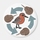 Crab-Knot Cycle Magneet (Voorkant)