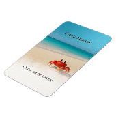 Crab koelkast - koud of worden gegeten magneet (Linkerzijde)