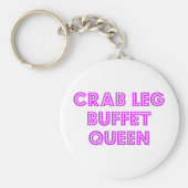 Crab Leg Buffet Queen Sleutelhanger (Voorkant)
