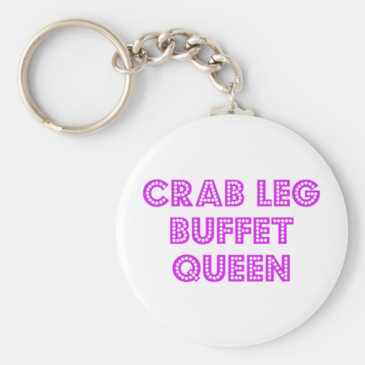 Crab Leg Buffet Queen Sleutelhanger (Voorkant)