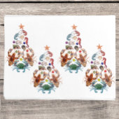 Crab Lobster kerstboom Zee Holiday Tissuepapier