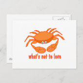 Crab Love Briefkaart (Voorkant / Achterkant)