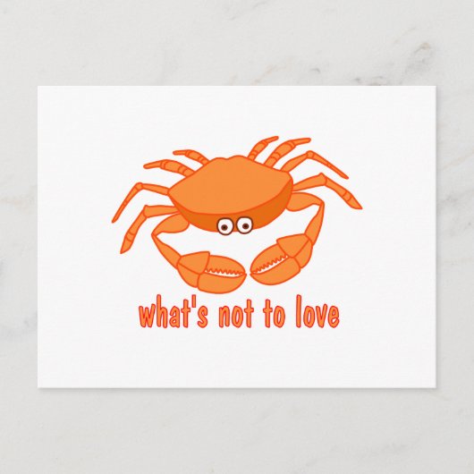 Crab Love Briefkaart (Voorkant)