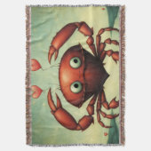 Crab Love Deken (Voorkant Verticaal)