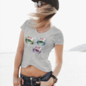 Crab Love Kerstkerst Colorful Crustacean T-Shirt