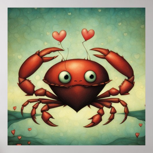 Crab Love Poster (Voorkant)