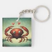 Crab Love Sleutelhanger (Achterkant)