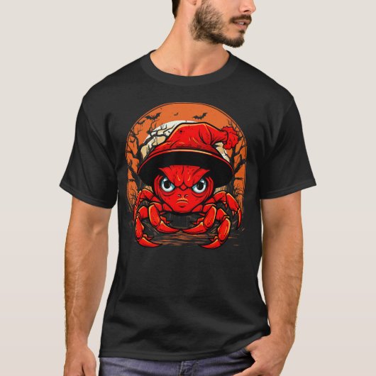 Crab Lover - Crab Halloween Spooky Ghost Costume S T-shirt (Voorkant)