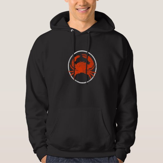 Crab Lover Life Slim Fit Hoodie (Voorkant)