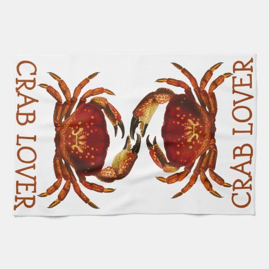 Crab Lover Theedoek (Horizontaal)