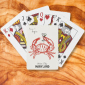 Crab Maryland bruiloft Pokerkaarten