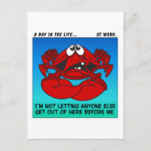 Crab Mentality op Work Briefkaart (Voorkant)