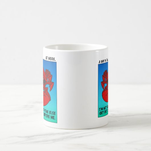 Crab Mentality op Work Koffiemok (Center)