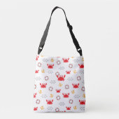 Crab met Lifebuoy Crossbody Tas (Achterkant)