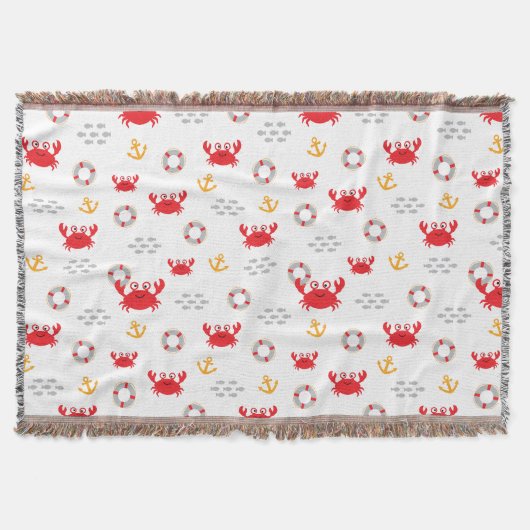 Crab met Lifebuoy Deken (Voorkant)