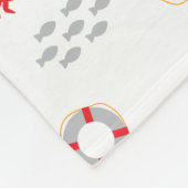 Crab met Lifebuoy Fleece Deken (Hoek)