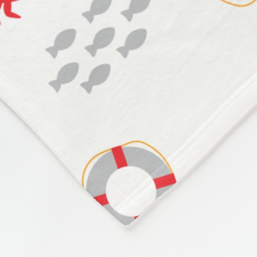 Crab met Lifebuoy Fleece Deken (Hoek)
