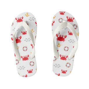 Crab met Lifebuoy Kinder Teenslippers