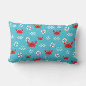 Crab met Lifebuoy Kussen (Achterkant)