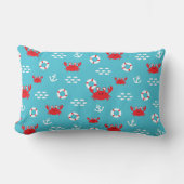 Crab met Lifebuoy Kussen (Voorkant)