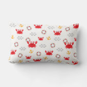 Crab met Lifebuoy Kussen (Achterkant)