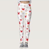 Crab met Lifebuoy Leggings (Voorkant)
