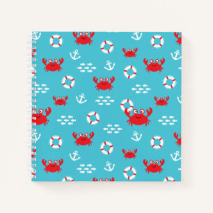 Crab met Lifebuoy Notitieboek