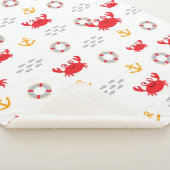 Crab met Lifebuoy Sherpa Deken (3/4)